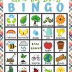 Earth Day Bingo Free Printable Earth Day Projects