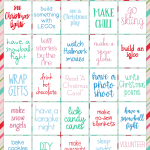 Family Time Christmas BINGO Mom For All Seasons