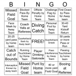 Football Bingo Card