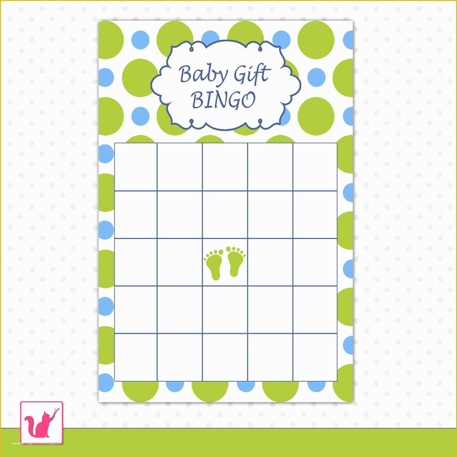 Free Baby Shower Bingo Blank Template Of 30 Cute Baby 