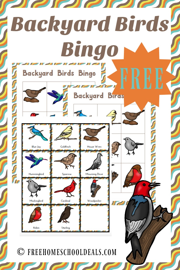 FREE BACKYARD BIRDS PACK Free Homeschool Deals