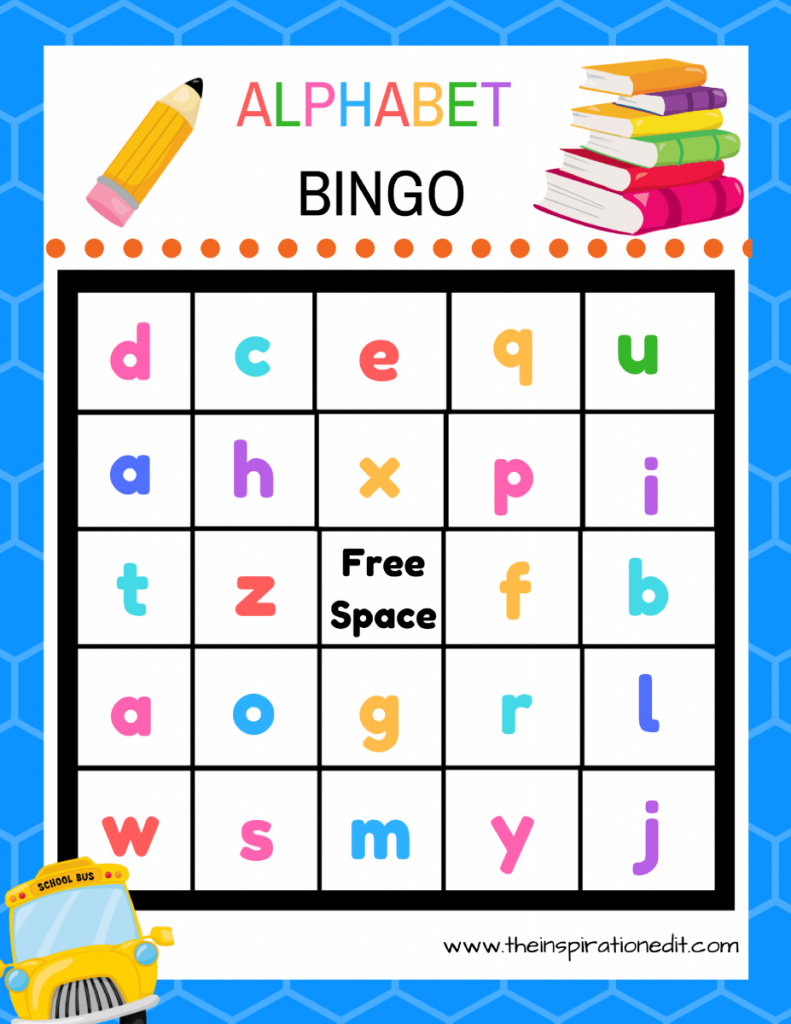 Free Printable Alphabet Bingo Cards Printable Card Free