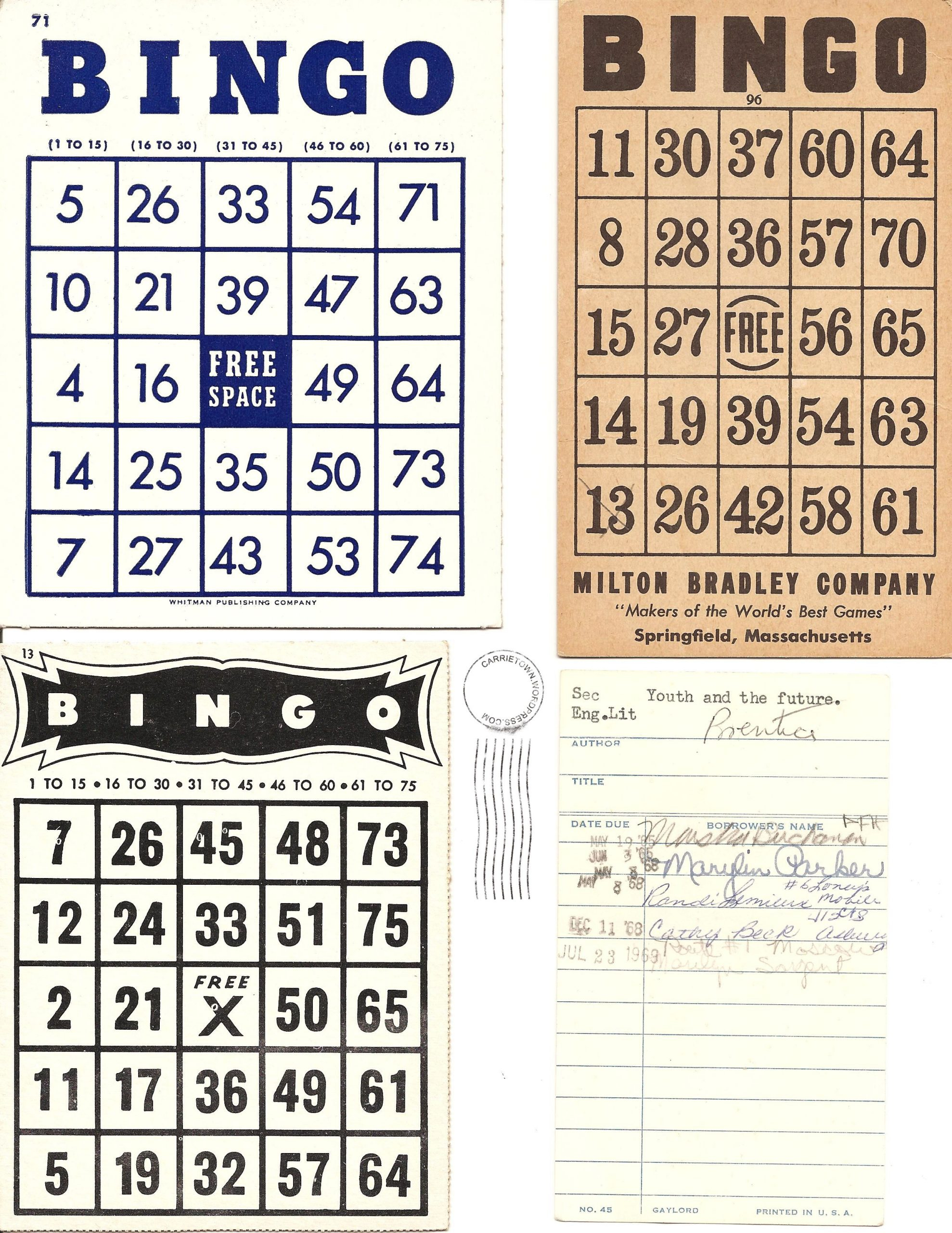 Free Printable Classic Number Bingo Cards Printable 