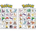 Free Printable Pokemon Bingo Pokemon Bingo Bingo