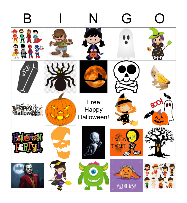 HALLOWEEN Bingo Card