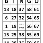 Large Print Bingo Sheets Etsy