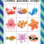 Ocean Animal Bingo Ocean Animals Ocean Animals