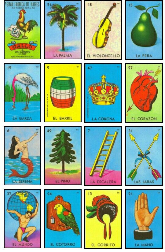 Pin By Ana Gonz lez On Loteria Loteria Cards Loteria 