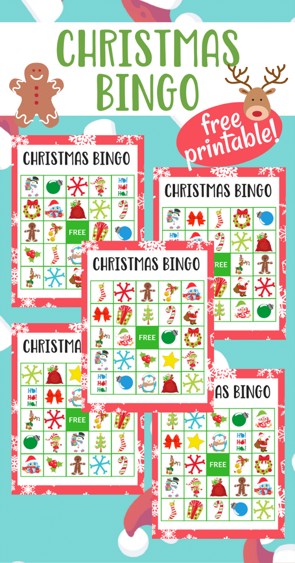 Printable Christmas Bingo For Preschoolers