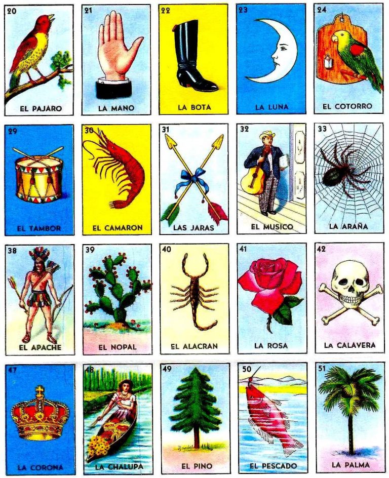 Printable Loteria Cards Pdf Free FreePrintableTM