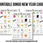 Printable New Year s Eve BINGO Sheets