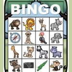 Printable Safari Bingo Is A Great Game For Any Zoo Animal