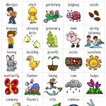 Spring FREE Bingo For Kids Bingo Spring Vocabulary
