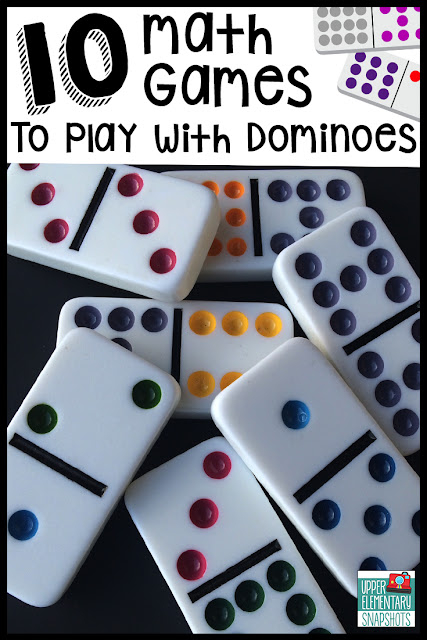 10 Math Games To Play With Dominoes Upper Elementary 