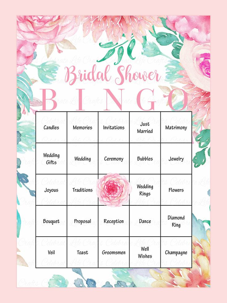 10 Printable Bridal Shower Games You Can DIY Bridal 