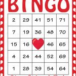 100 Valentines Bingo Cards Printable Valentine Bingo Cards