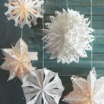 1pc Big White Thick Speciality Paper Snowflake Lanterns