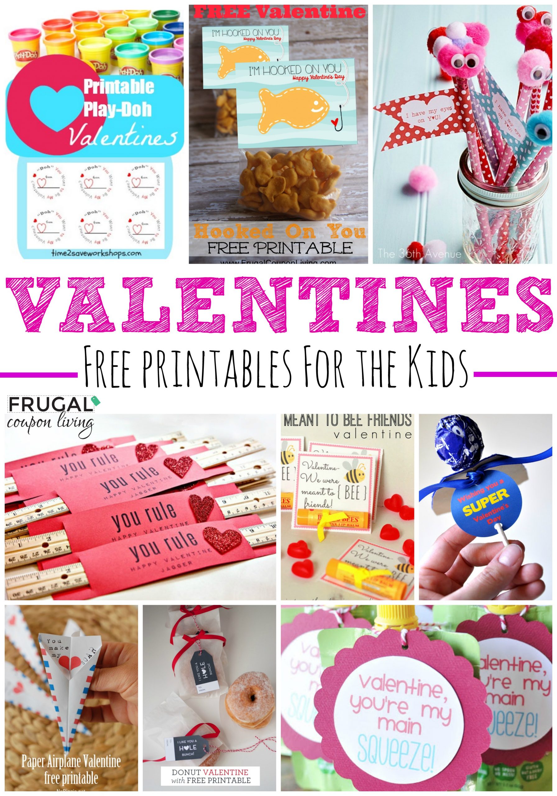 20 Frugal DIY Kids Valentines