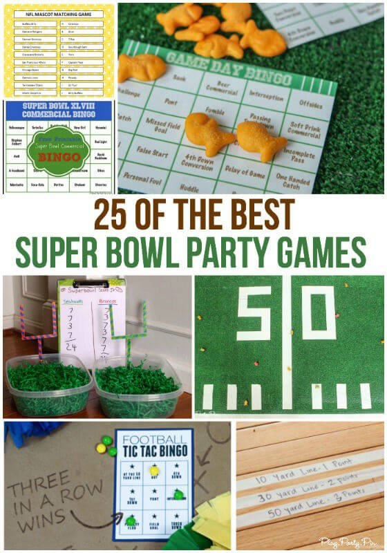 25 Super Bowl Party Games Games To Play During Halftime