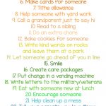 30 Days Of Random Acts Of Kindness Ideas For Kids
