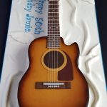 3D Guitar Cake In 2020 Guitar Cake Guitar Birthday