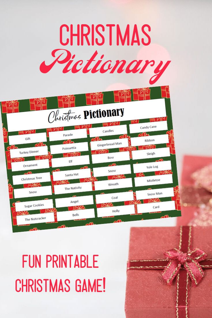 45 Hilarious Christmas Party Games Christmas Pictionary 