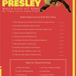 9 Best Elvis Presley Printable Games Printablee