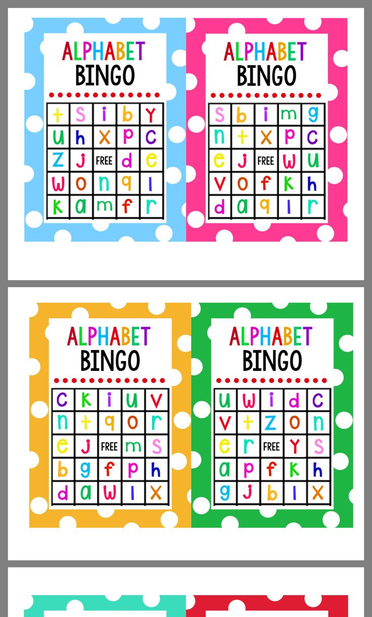 Alphabet Bingo lowercase Alphabet Bingo Alphabet Bingo
