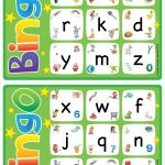 Alphabet Vocabulary Bingo Game Lowercase Letters A z
