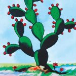 Amazon P ster De El Nopal Cactus Loteria Card De