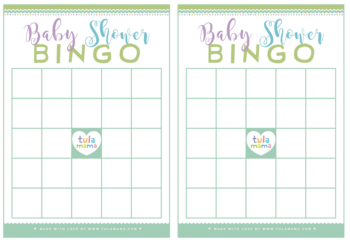 Baby Shower Bingo A Classic Baby Shower Game That s 