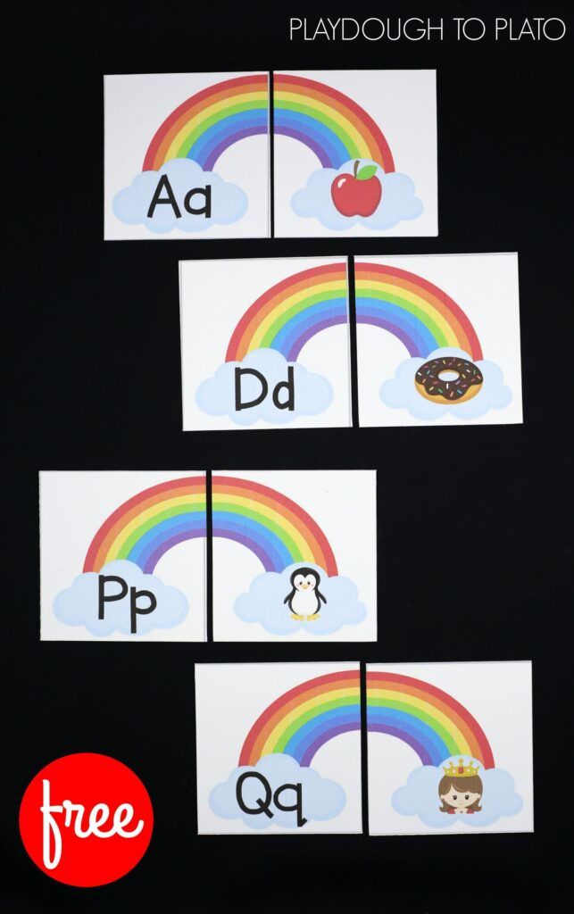 Beginning Sound Rainbows Playdough To Plato