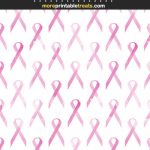 Breast Cancer Awareness Scrapbook Paper