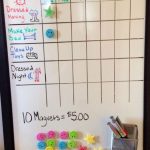 Brilliant DIY Chore Chart Idea Using A Dry Erase Board And