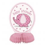 Centres De Table Baby Shower Petit l phant M talis e Rose