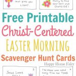 Christ Centered Easter Morning Scavenger Hunt For