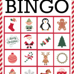 Christmas Bingo Free Printable Grace And Good Eats