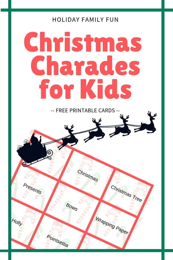 Christmas Charades For Kids BonBon Break