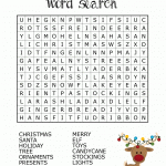 Christmas Inspired Word Search 1 free Printable