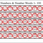 Christmas Printable Numbers 1 100 Printable Numbers