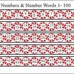 Christmas Printable Numbers 1 100 Printable Numbers