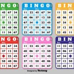 Classic Bingo Cards 98782 Vector Art At Vecteezy