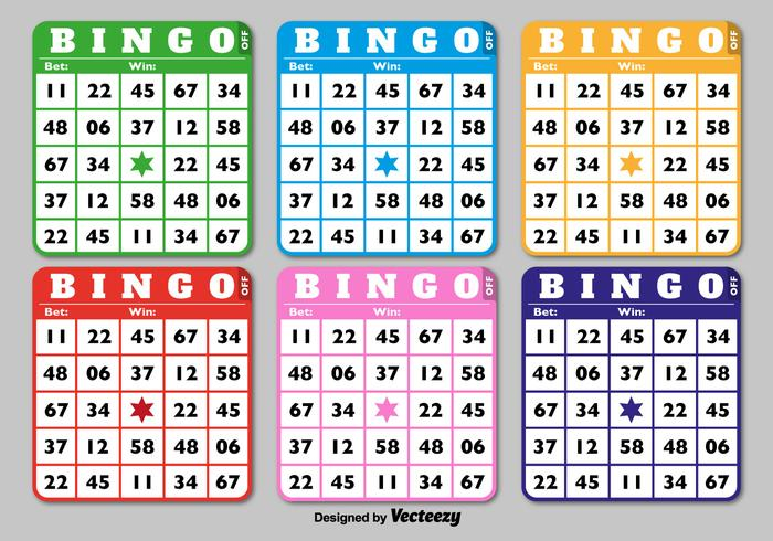 Classic Bingo Cards 98782 Vector Art At Vecteezy