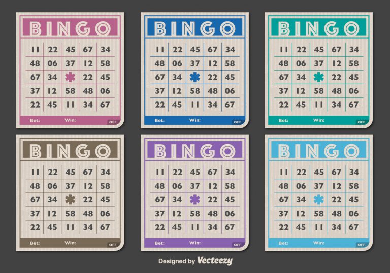 Classic Bingo Cards Download Free Vector Art Stock