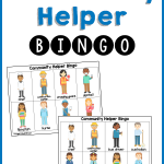 Community Helpers Bingo Cards PreKinders