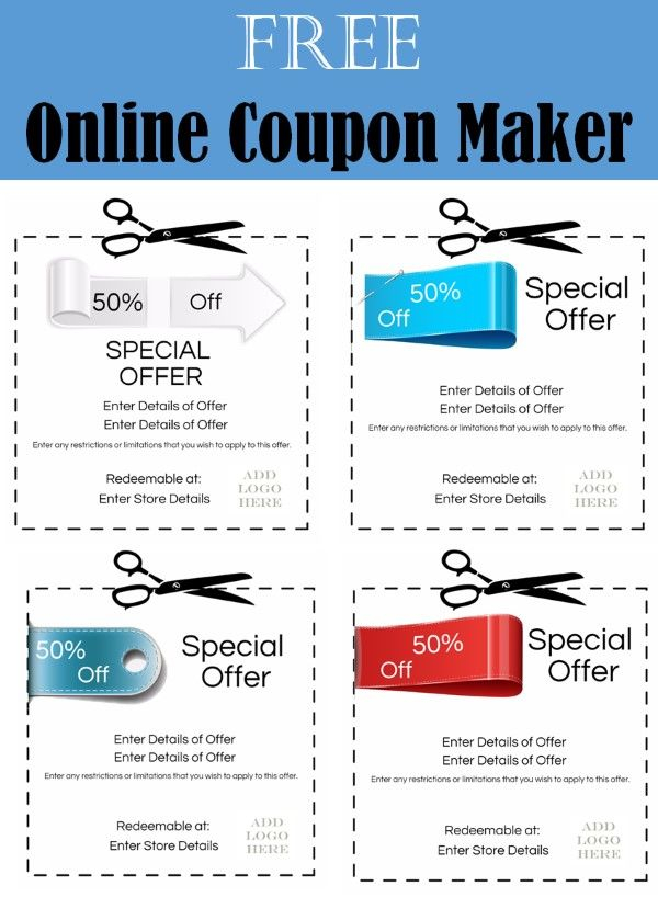 Coupon Maker 101 Gift Certificate Templates Coupon