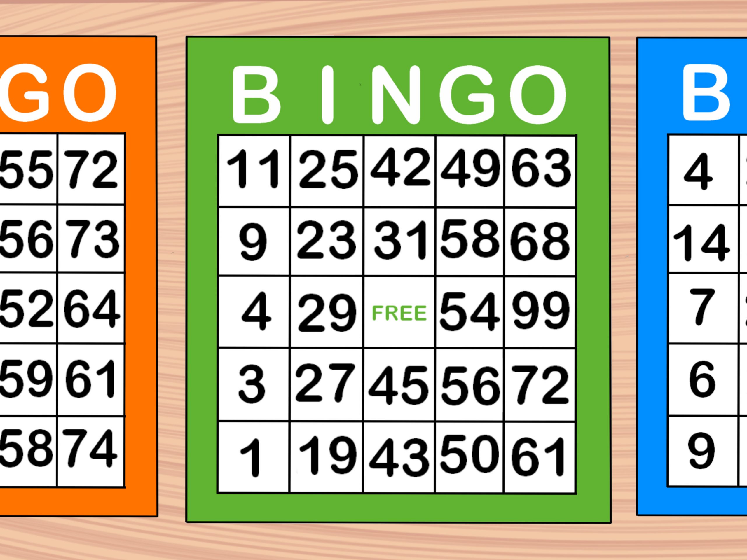 Different Types Of Bingo Patterns