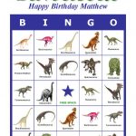 Dinosaurs Birthday Party Game Bingo Cards EBay