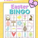 Easter BINGO Game Free Printable Fun Easter Games