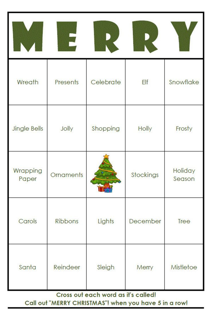 EASY PRINT Christmas Bingo Cards Digital File 40 Cards 